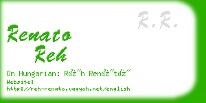 renato reh business card